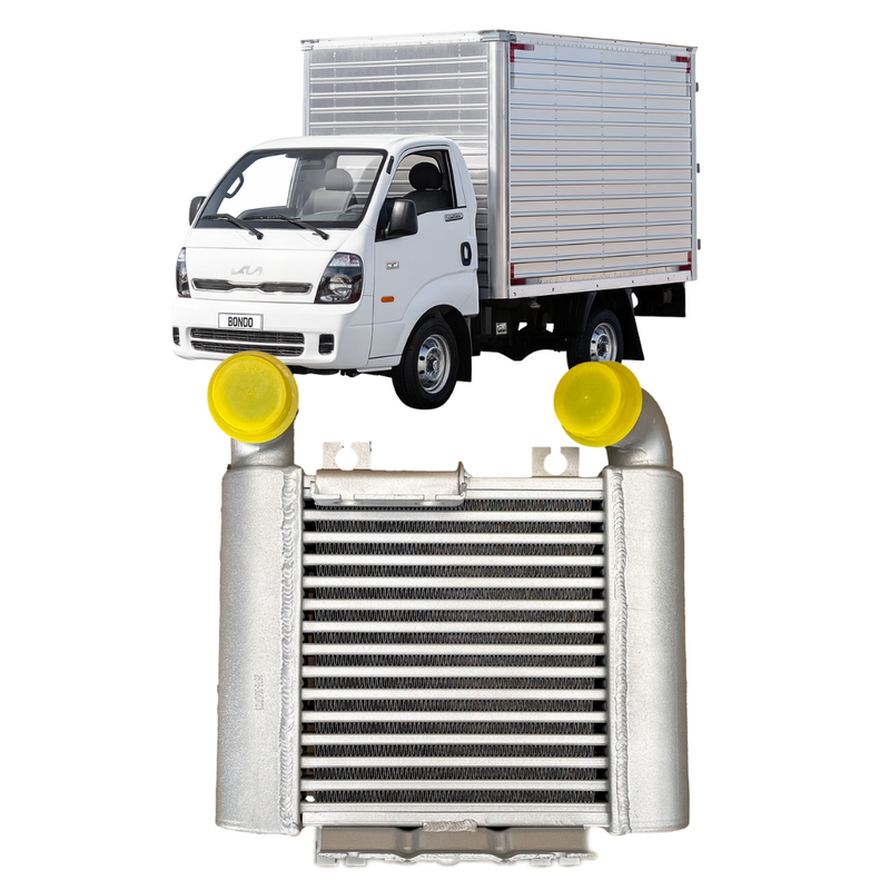 | Radiador Intercooler de Alumínio para Kia Bongo K2500 – 2007 a 2012 – Alta Performance