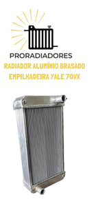 | Radiador de Alumínio Brasado para Empilhadeira Yale 70VX + Tampa – Alta Performance