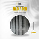 | Radiador de Alumínio Tubular para Chevrolet D20 Perkins 4 Carreiras + Tampa – Alta Performance