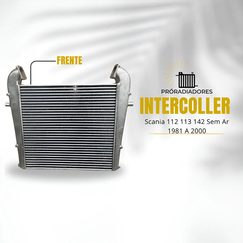 | Radiador Intercooler de Alumínio Brasado para Scania 112, 113, 142 – 1981 a 2000 – Alta Performance