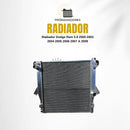 | Radiador de Alumínio Brasado para Dodge Ram 5.9 2500/3500 2003 a 2009 + Tampa – Linha Pesada