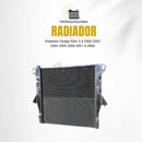 | Radiador de Alumínio Brasado para Dodge Ram 5.9 2500/3500 2003 a 2009 + Tampa – Linha Pesada