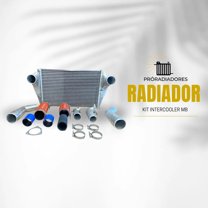 | Kit intercooler para Mercedes-Benz 1418 / 1618 motor 366 bicudo turbo em cima 1989 a 1997 – Alto desempenho