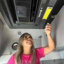 | Kit ar condicionado elétrico de teto 24V para caminhões, motorhome e vans – Bergstrom PK2022 – 7h de autonomia