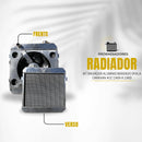 | Kit radiador alumínio brasado com tampa para Opala / Caravan 4cc 1969 a 1983 – Alta performance