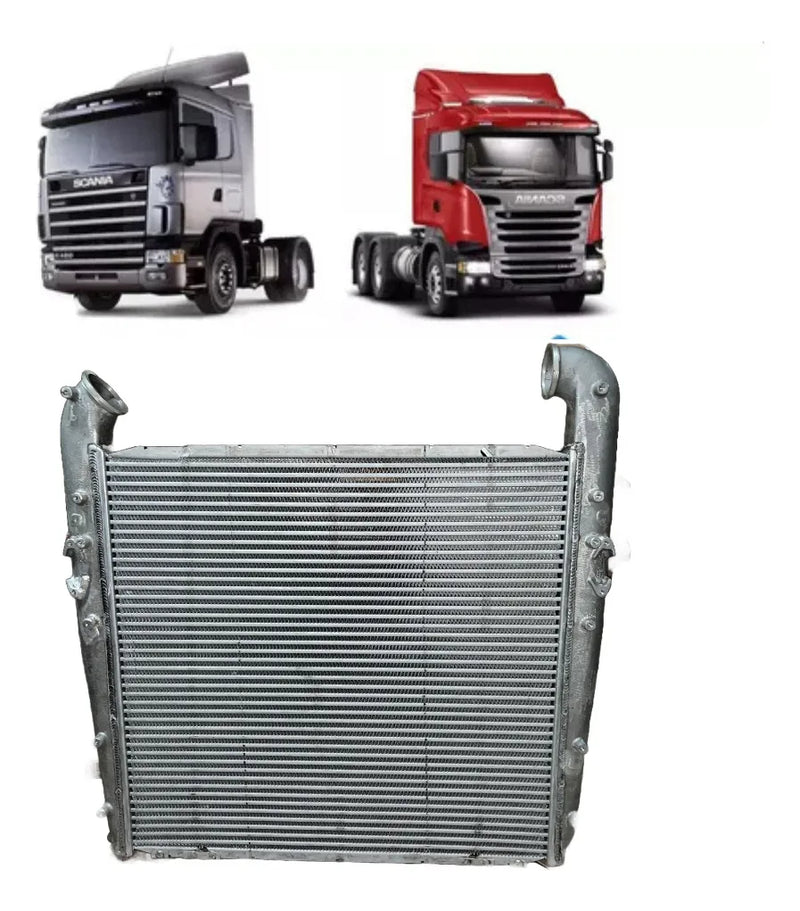 | Intercooler de Alumínio Brasado para Scania 124 Série 4 1994 em Diante – Linha Pesada
