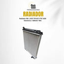 | Radiador de Alumínio Brasado p/ Mercedes-Benz L1622, OF1418, 1722, 1620 Eletrônico 1999 a 2012 – Linha Pesada