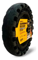 | Roda Completa Flex Border 320 p/ Carrinho de Mão 100Kg – Eixo Universal