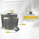 | Radiador de Alumínio Tubular para Chevrolet C10 4 Carreiras + Tampa – Alta Performance