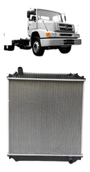 | Radiador de Alumínio Brasado p/ Mercedes-Benz L1622, OF1418, 1722, 1620 Eletrônico 1999 a 2012 – Linha Pesada