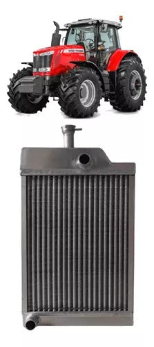 | Radiador de Alumínio para Trator Massey Ferguson 265, 275, 285, 290 + Tampa – Alta Performance