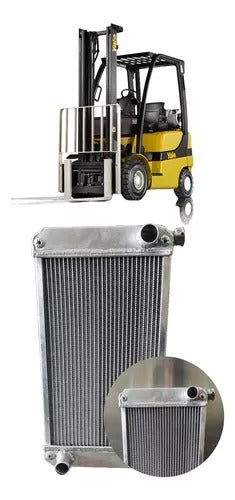 | Radiador de Alumínio Brasado para Empilhadeira Yale 70VX + Tampa – Alta Performance