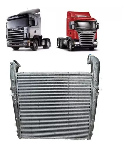 | Radiador Intercooler de Alumínio Brasado para Scania 124 Série 4 – 1994 em diante – Alta Performance