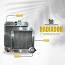 | Radiador de Alumínio Expandido para Jeep Willys 6CC – 1955 a 1985 + Tampa – Alta Performance